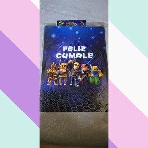 Afiche Feliz Cumple Roblox