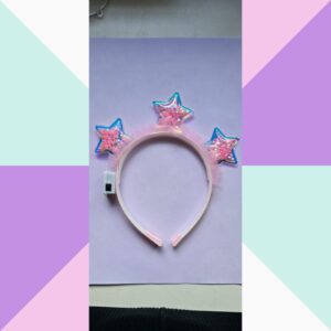 VINCHA ESTRELLA Y TULL C/LUZ