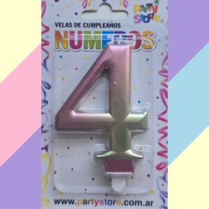 Velas Iridiscentes Números