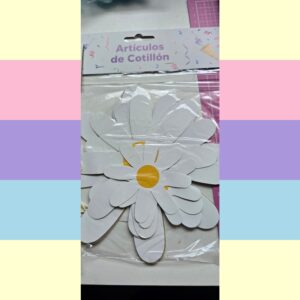 Banderin Margaritas Guirnalda