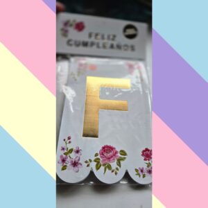 BANDERIN STAMPING FLORES