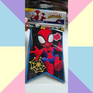 Banderin Spidey y sus amigos