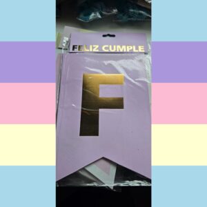 BANDERIN GIGANTE LILA