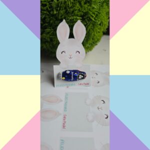 Tarjeta Conejo PARA CHOCOLATIN