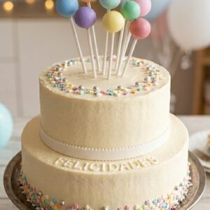 TOPPER PELOTITAS PASTELES